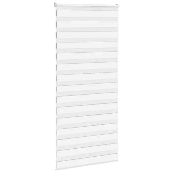 Zebrarollo Weiß 105x200 cm Stoffbreite 100,9 cm Polyester