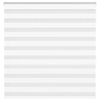 ARDEBO.de - Zebrarollo Weiß 140x150 cm Stoffbreite 135,9 cm Polyester