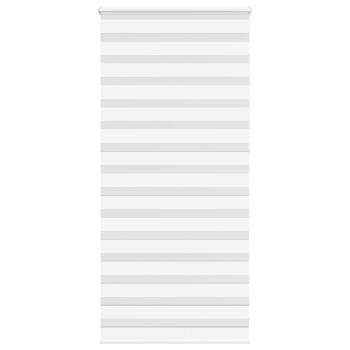 ARDEBO.de - Zebrarollo Weiß 115x230 cm Stoffbreite 110,9 cm Polyester