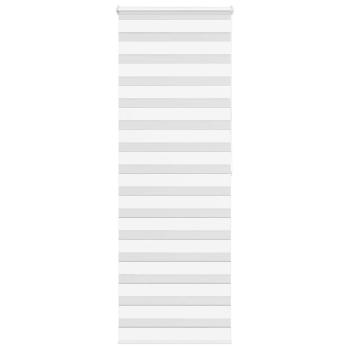 ARDEBO.de - Zebrarollo Weiß 90x200 cm Stoffbreite 85,9 cm Polyester