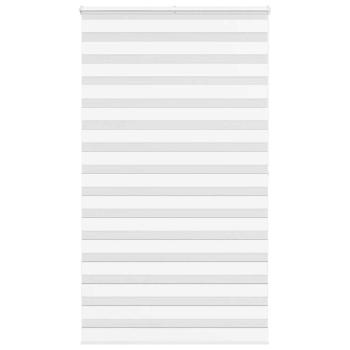 ARDEBO.de - Zebrarollo Weiß 130x200 cm Stoffbreite 125,9 cm Polyester