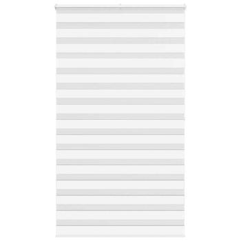 ARDEBO.de - Zebrarollo Weiß 120x200 cm Stoffbreite 115,9 cm Polyester