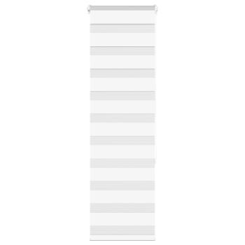 ARDEBO.de - Zebrarollo Weiß 50x150 cm Stoffbreite 45,9 cm Polyester