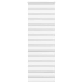 ARDEBO.de - Zebrarollo Weiß 70x230 cm Stoffbreite 65,9 cm Polyester