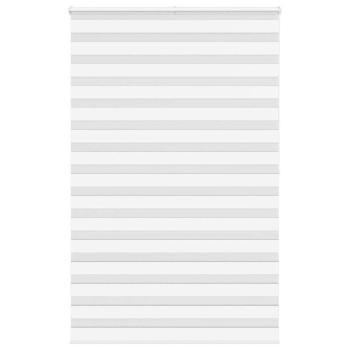 ARDEBO.de - Zebrarollo Weiß 150x200 cm Stoffbreite 145,9 cm Polyester