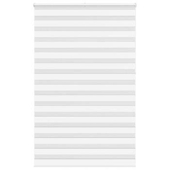 ARDEBO.de - Zebrarollo Weiß 140x230 cm Stoffbreite 135,9 cm Polyester