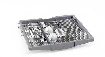 Bosch SMI4EVS08E Serie 4 Teilintegrierter Geschirrspüler, 60 cm, 14 Maßgedecke, HomeConnect, gebürsteter Stahl