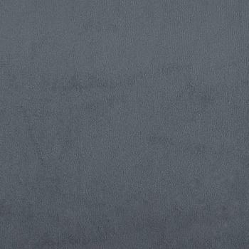Tagesbett mit Matratze Dunkelgrau 90x200 cm Samt