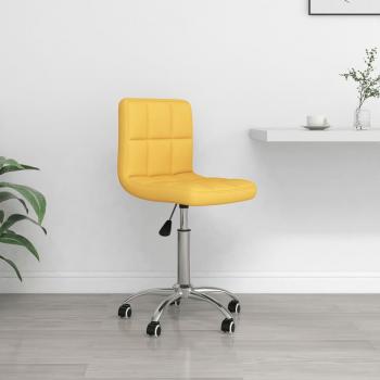 ARDEBO.de - Bürostuhl Drehbar Senfgelb Stoff