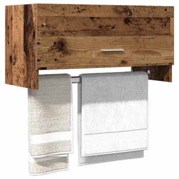 ARDEBO.de - Kleiderschrank Altholz-Optik 70x32,5x35 cm Holzwerkstoff