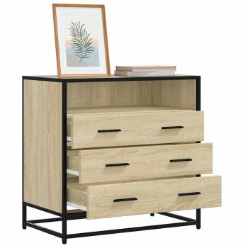 ARDEBO.de - Schubladenschrank Sonoma-Eiche 70x41x70 cm Holzwerkstoff