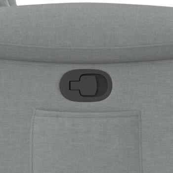 Relaxsessel Hellgrau Stoff