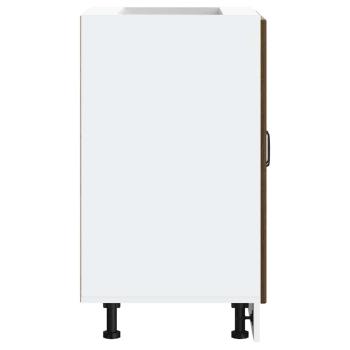 Spülenunterschrank Lucca Braun Eichen-Optik Holzwerkstoff