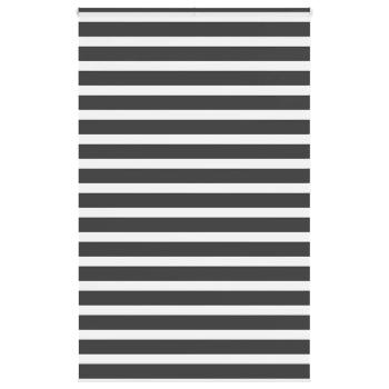 ARDEBO.de - Zebrarollo Schwarz 150x200 cm Stoffbreite 145,9 cm Polyester