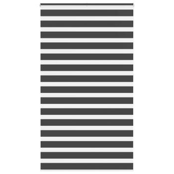 ARDEBO.de - Zebrarollo Schwarz 125x230 cm Stoffbreite 120,9 cm Polyester