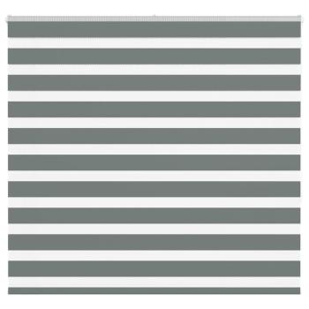 ARDEBO.de - Zebrarollo Dunkelgrau 155x150 cm Stoffbreite 150,9 cm Polyester