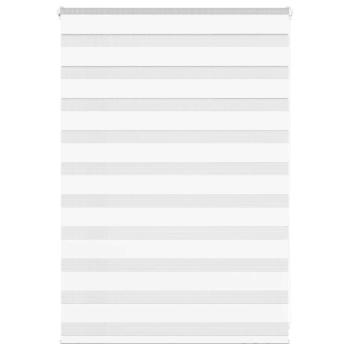 ARDEBO.de - Zebrarollo Weiß 100x100 cm Stoffbreite 95,9 cm Polyester