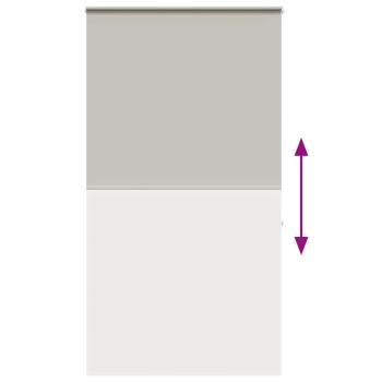 Duschrollo mit Kassette 140x240 cm Stoffbreite 136 cm