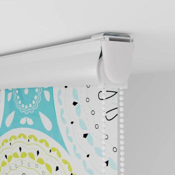 Duschrollo mit Kassette 120x240 cm Stoffbreite 116 cm