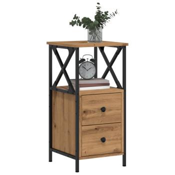 ARDEBO.de - Nachttisch Artisan-Eiche 34x35,5x70 cm Holzwerkstoff