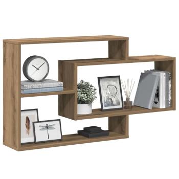 ARDEBO.de - Wandregal Artisan-Eiche 104x20x58,5 cm Holzwerkstoff