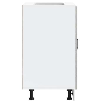 Spülenunterschrank Lucca Grau Sonoma Holzwerkstoff