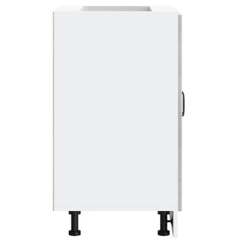 Spülenunterschrank Lucca Betongrau Holzwerkstoff