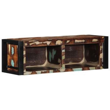 TV-Schrank Mehrfarbig 80x30x25 cm Altholz Massiv