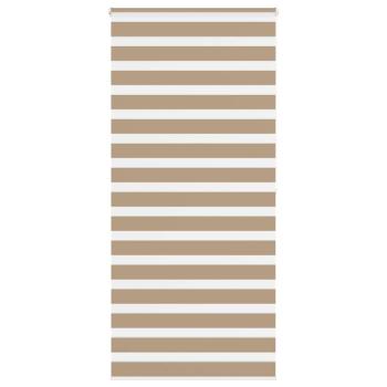 ARDEBO.de - Zebrarollo Sandbraun 95x200 cm Stoffbreite 90,9 cm Polyester
