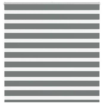 ARDEBO.de - Zebrarollo Dunkelgrau 140x150 cm Stoffbreite 135,9 cm Polyester