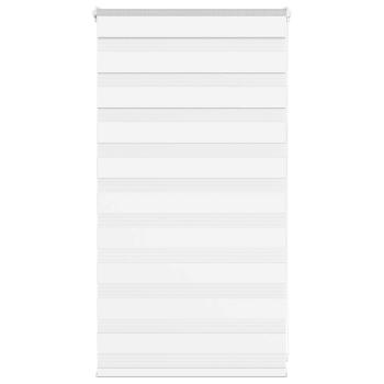 ARDEBO.de - Zebrarollo Weiß 90x100 cm Stoffbreite 85,9 cm Polyester