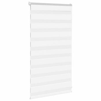 Zebrarollo Weiß 90x100 cm Stoffbreite 85,9 cm Polyester