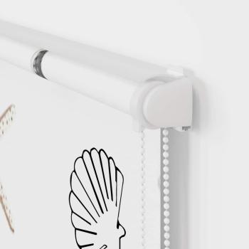 Duschrollo mit Kassette 60x240 cm Stoffbreite 56 cm