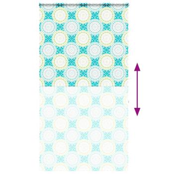 Duschrollo mit Kassette 130x240 cm Stoffbreite 126 cm