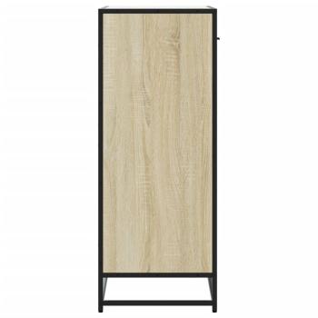 Schuhschrank Sonoma Eiche 75x38x97,5 cm Holzwerkstoff Metall