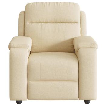 Relaxsessel Creme Stoff