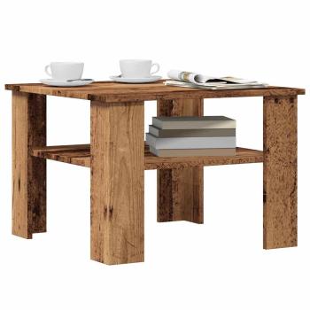 ARDEBO.de - Couchtisch Altholz-Optik 60x60x42 cm Holzwerkstoff