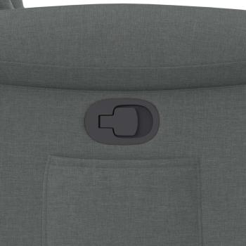 Relaxsessel Dunkelgrau Stoff