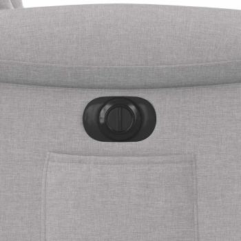 Relaxsessel Elektrisch Wolkengrau Stoff