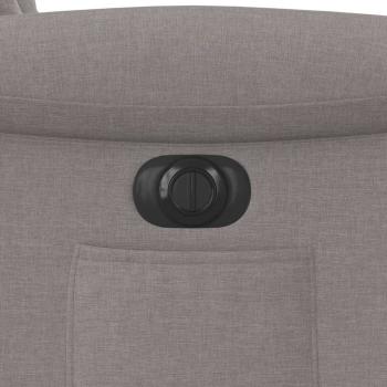 Relaxsessel Elektrisch Taupe Stoff