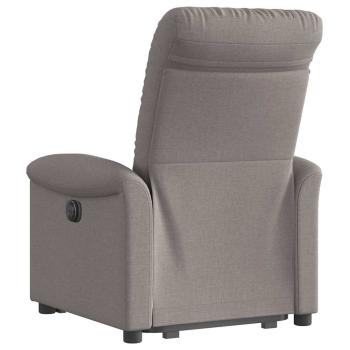 ARDEBO.de - Relaxsessel mit Aufstehhilfe Elektrisch Taupe Stoff
