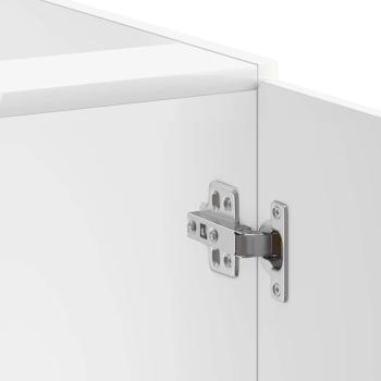 Spülenunterschrank Lucca Hochglanz-Weiß Holzwerkstoff