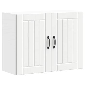 ARDEBO.de - Küchen-Hängeschrank Lucca Weiß Holzwerkstoff