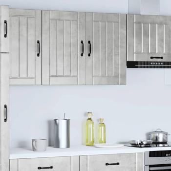 Küchen-Hängeschrank Lucca Betongrau Holzwerkstoff