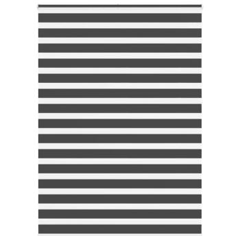 ARDEBO.de - Zebrarollo Schwarz 155x230 cm Stoffbreite 150,9 cm Polyester
