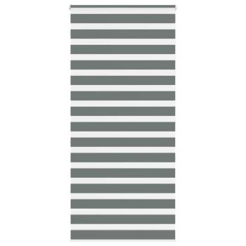 ARDEBO.de - Zebrarollo Dunkelgrau 100x200 cm Stoffbreite 95,9 cm Polyester