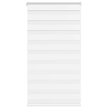 ARDEBO.de - Zebrarollo Weiß 70x100 cm Stoffbreite 65,9 cm Polyester