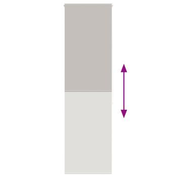 Duschrollo 60x240 cm Stoffbreite 56 cm
