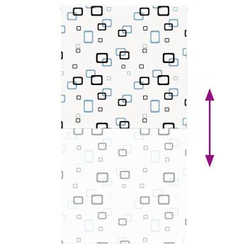Duschrollo 120x240 cm Stoffbreite 116 cm