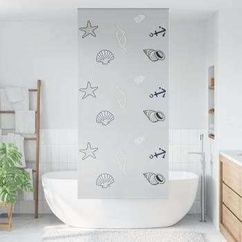ARDEBO.de - Duschrollo 110x240 cm Stoffbreite 106 cm